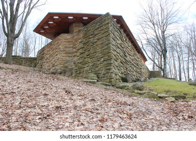 Chalk Hill, PA - 03/21/2015: Kentuck Knob. Architect Frank Lloyd Wright. Built 1954