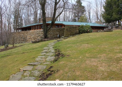 Chalk Hill, PA - 03/21/2015: Kentuck Knob. Architect Frank Lloyd Wright. Built 1954