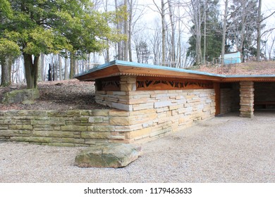 Chalk Hill, PA - 03/21/2015: Kentuck Knob. Architect Frank Lloyd Wright. Built 1954