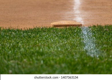 Chalk Lines Field Edge Fresh Grass Stock Photo 1407363134 | Shutterstock