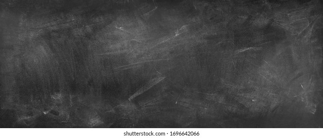 Chalk Rubbed Out On Blackboard Background