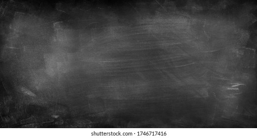 Chalk rubbed out on blackboard background - Shutterstock ID 1746717416