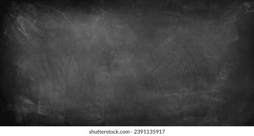 Chalk rubbed out on blackboard background