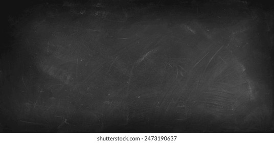 Chalk rubbed out on blackboard background