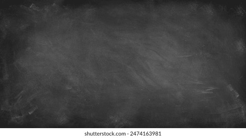 Chalk rubbed out on blackboard background