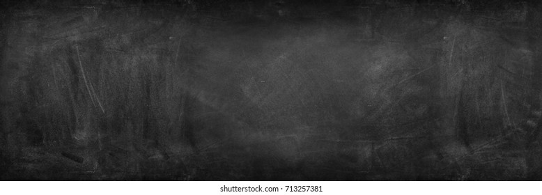 Chalk rubbed out on blackboard  - Shutterstock ID 713257381