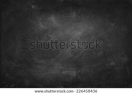 Chalk rubbed out on blackboard