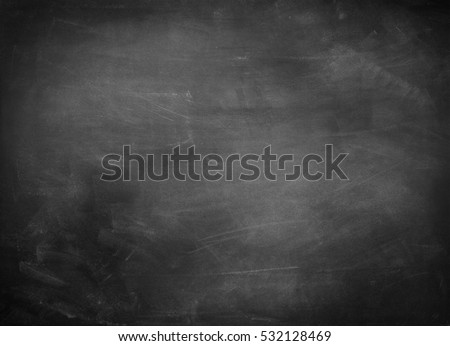 Chalk rubbed out on blackboard 