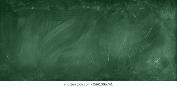 Chalk rubbed out on green chalkboard background - Powered by Shutterstock