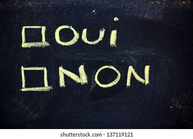 Oui Non Hd Stock Images Shutterstock