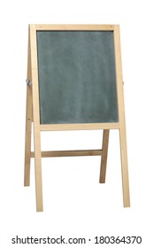 Chalkboard Easel On White Background