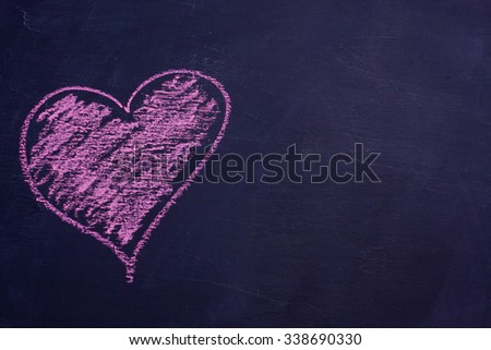 chalkdrawing heart