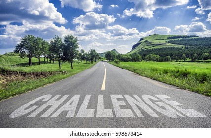 challenge on the road - Shutterstock ID 598673414