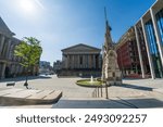 Chamberlain Square in Birmingham built in 1880. England