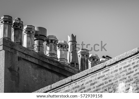 Similar – Image, Stock Photo British chimneys Town