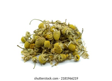 Chamomile Tea Isolated On White Background