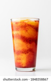 Chamoyada. Smoothie made of mango, chamoy (mexican sauce) and ice.
