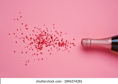 Pink Champagne Bottle Images Stock Photos Vectors Shutterstock