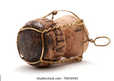 Champagne Cork Isolated