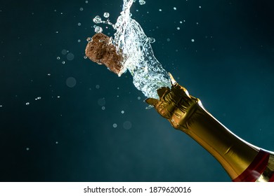 Champagne Explodes for the new year.