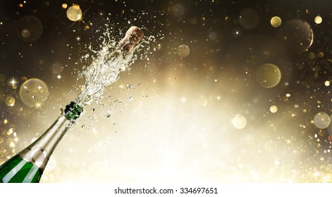 Champagne Explosion - Celebration New Year
