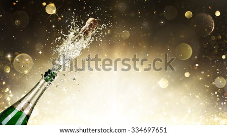 Champagne Explosion - Celebration New Year
