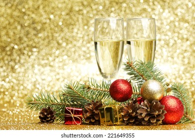 Champagne Christmas Images Stock Photos Vectors Shutterstock