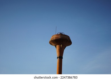 Champagne  shaped steel water tank tower