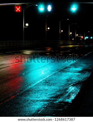 Champlain Bridge - Rain Reflections - Ottawa, ON.