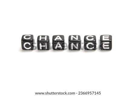 Similar – Image, Stock Photo Wooden cube with the word Change