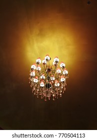 Chandelier In Ballroom