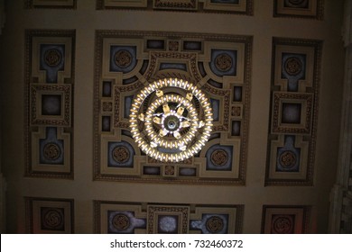 Chandelier Inside Union Station Kansas City Mo