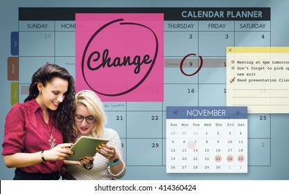 Change Appointment Event Schedule Concept