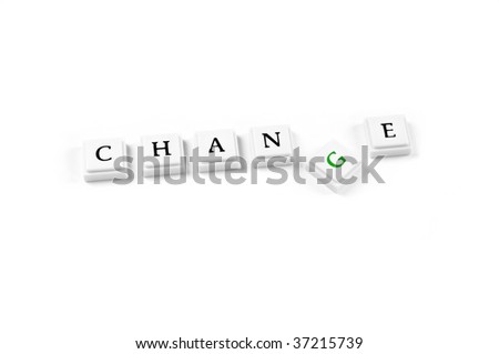 Similar – Image, Stock Photo Wooden cube with the word Change