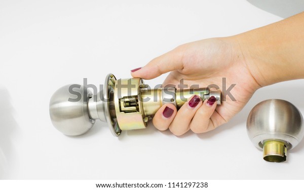 Change Repair Door Knob Background Stock Photo Edit Now