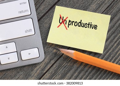 Change Of Unproductive To Productive