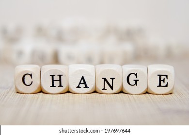 change word concept - Shutterstock ID 197697644