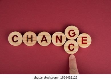 Change is your chance sign. Conceptual headline - Shutterstock ID 1836482128