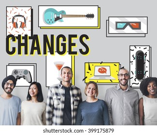 Changes Adapting Choice Future Improvement Concept