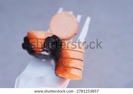 Changes texture of chewable vitamin C  under hot fire