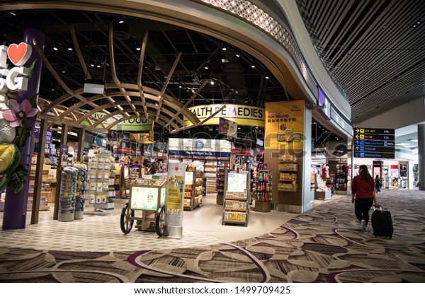 Changi Airport Singapore September 9th 2019 Stock Photo Edit Now