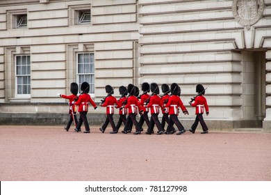 Changing The Guard At Buckingham Palace