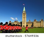 Changing of the guard ceremony on Canada