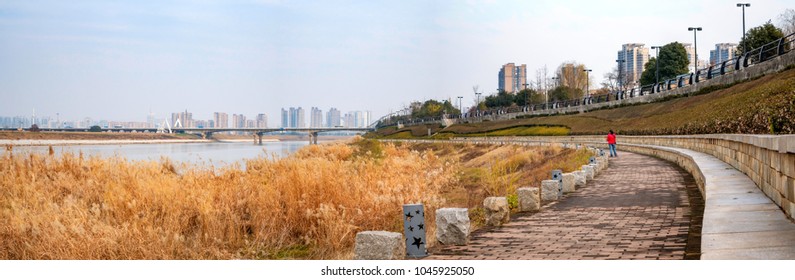 Changsha Liuyang River Nine Turn Winter Landscape