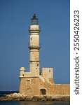 Chania Lighthouse, is a lighthouse located at the entrance of the port of Chania, on the island of Crete, Greece.