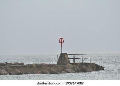 Channel Marker At Hengistbury Head