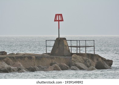 Channel Marker At Hengistbury Head