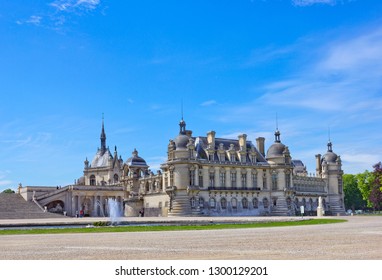 Chantilly, France - May 16, 2017: Chateau De Chantilly, France