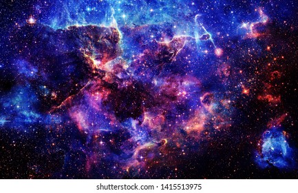 Chaos Galaxy - Elements of this Image Furnished by NASA