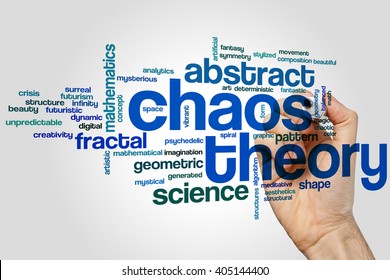 Chaos Theory Word Cloud Concept